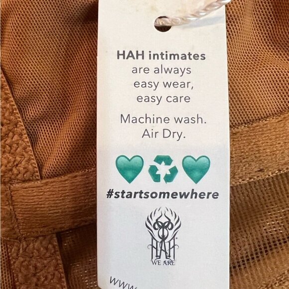 NWT We Are HAH X Free People Wired Bra 30-38C 30C 32C 34C 36C 38C Brown Sugar - Picture 13 of 14